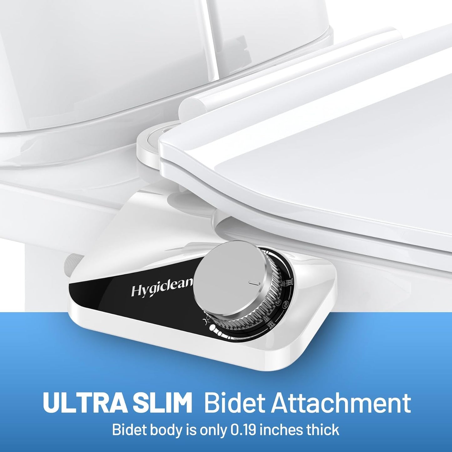 Non-Electric Bidet Attachment for Toilet Self Cleaning