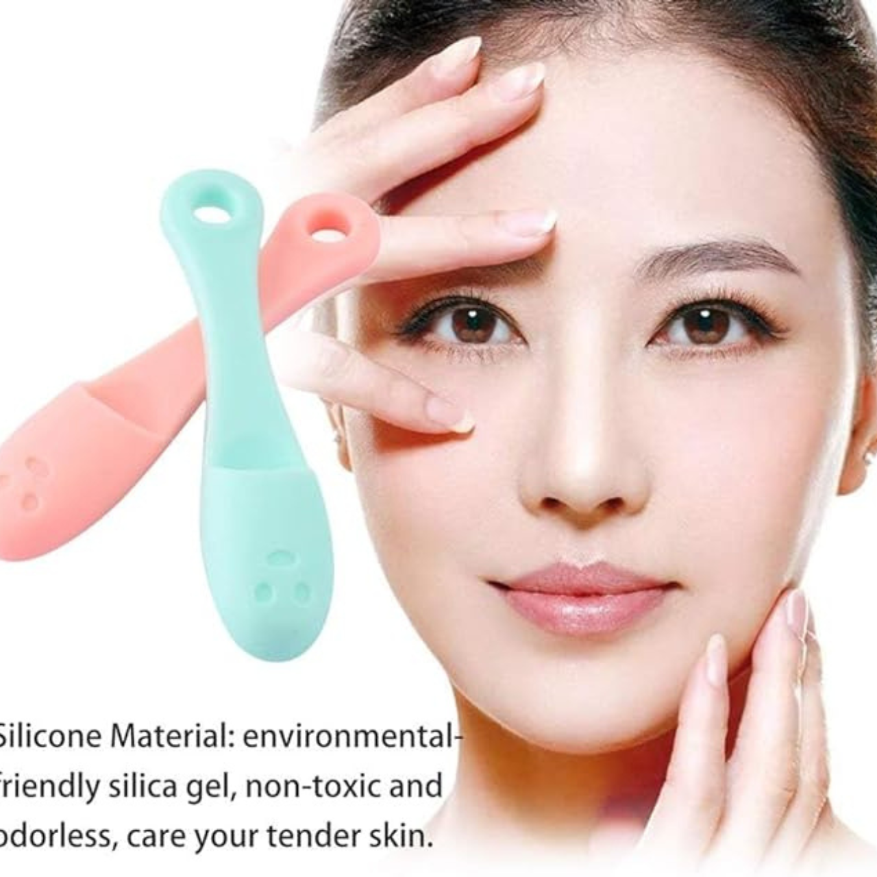 Double-Sided Silicone Face Wash Brush