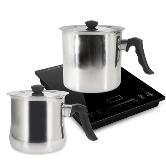 Double Wall Wax Melter & Whistling Milk Pot