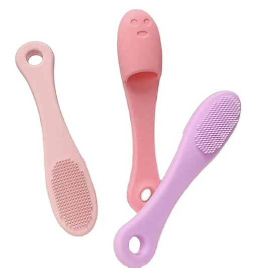 Double-Sided Silicone Face Wash Brush