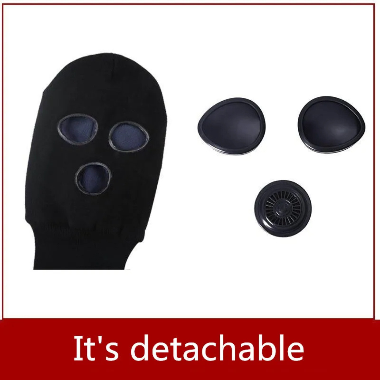 Winter Fleece Knitted Mask – Windproof Warm Balaclava Cap