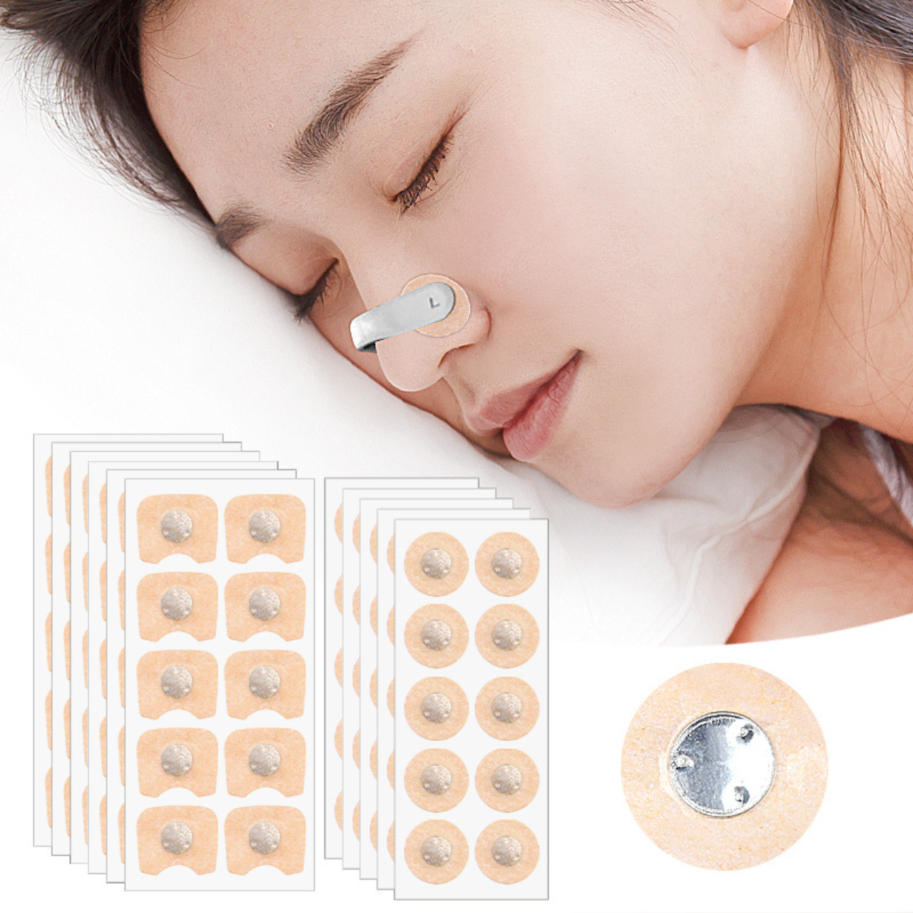 Magnetic Nasal Patch for Snoring Relief